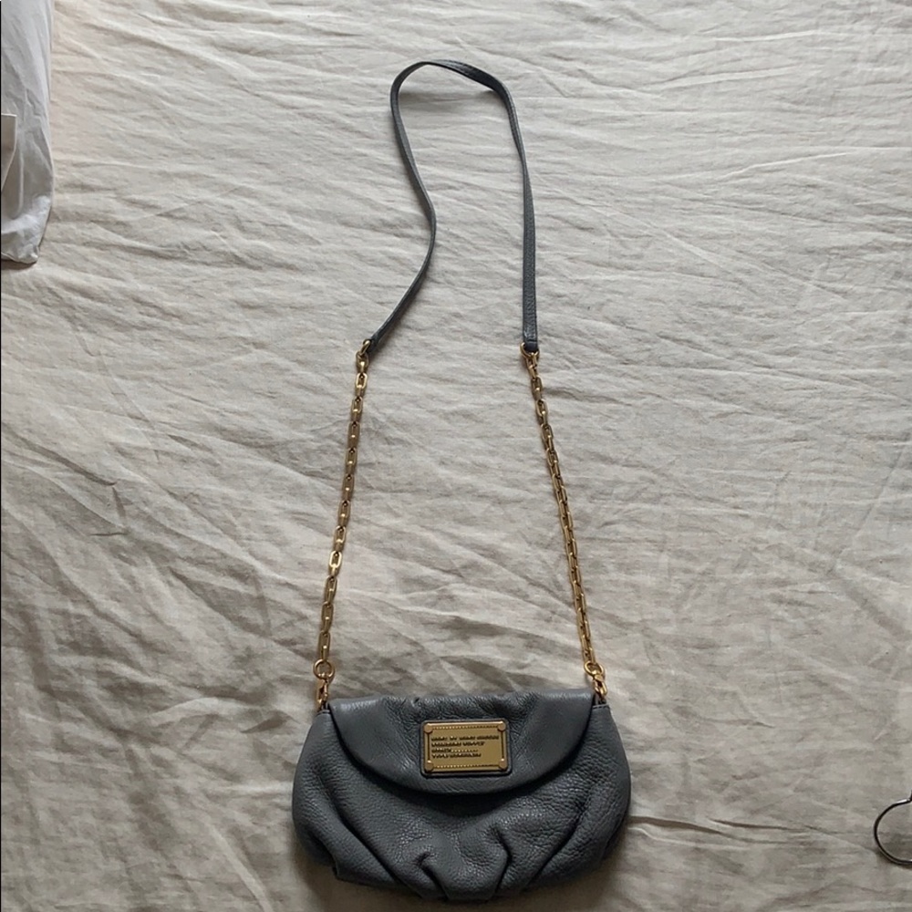 Marc by Marc Jacobs gray chain crossbody bag
